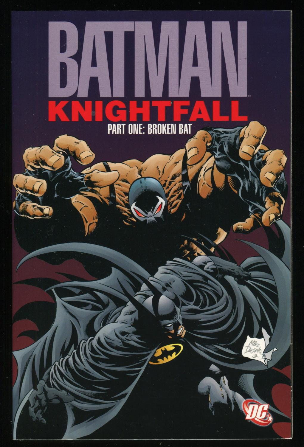 Batman Knightfall Part 1 Broken Bat Trade Paperback TPB Bane Dark Knight  Joker by Doug Moench & Chuck Dixon: Near Fine Soft cover (2000) |  CollectibleEntertainment