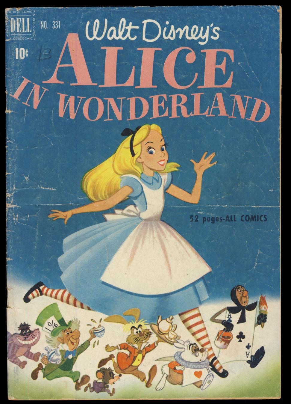 Four Color #331 - Walt Disney's Alice in Wonderland by Grant, Bob ...