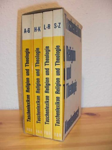 Taschenlexikon Religion und Theologie. Herausgegeben von Erwin Fahlbusch. Vier Bücher in Schuber. Band 1: A-G / Band 2. H-K / Band 3: L-R / Band 4: S-Z. - Erwin, Fahlbusch (Hrsg.)