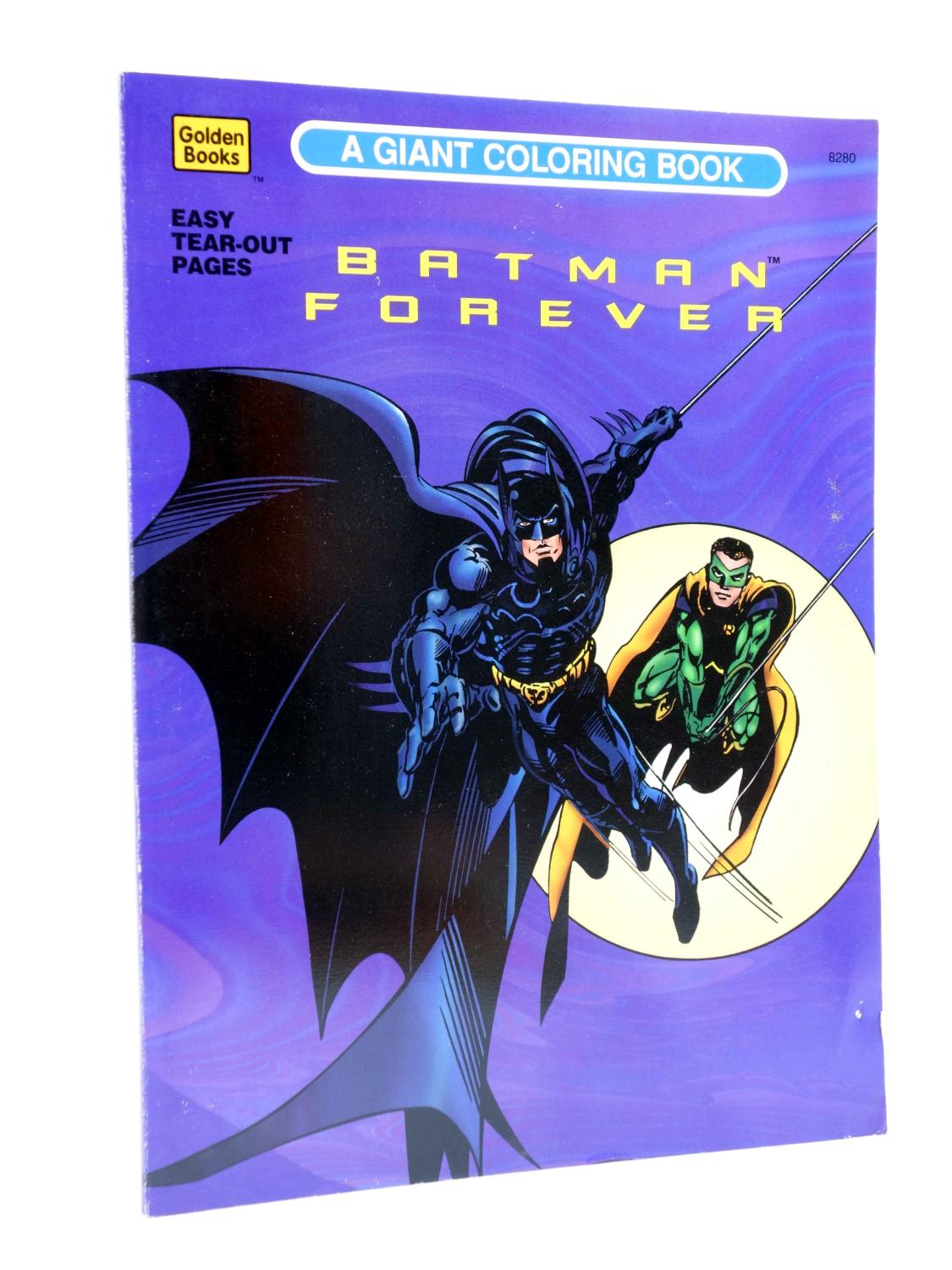 BATMAN FOREVER COLORING BOOK. GIANT PAINT COLORING BOOK. Golden Books,  1995: (1995) Comic | Libros Fugitivos
