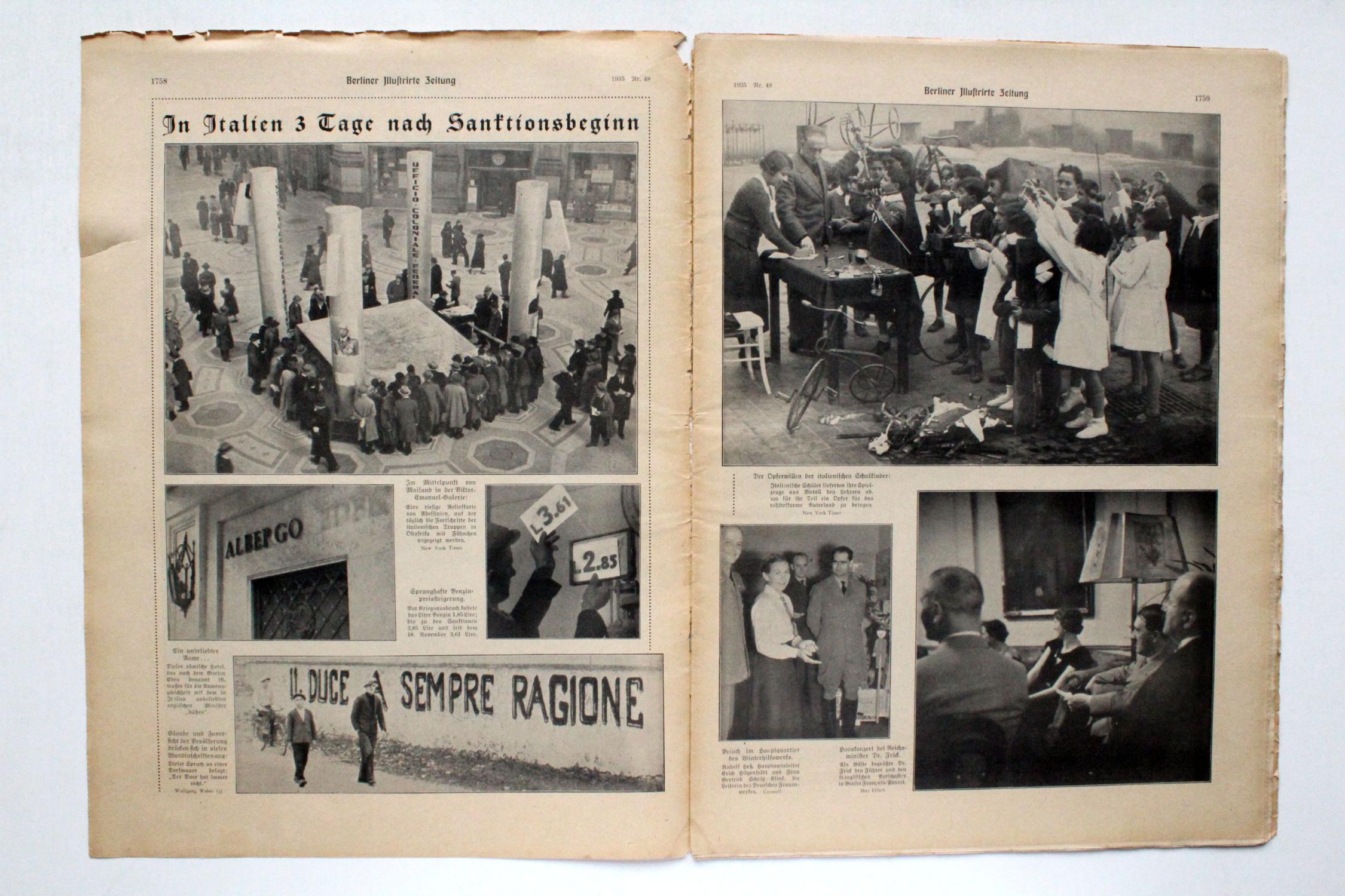 Berliner Illustrirte Zeitung 44. Jahrgang 28. November 1935 Nummer 48 ...