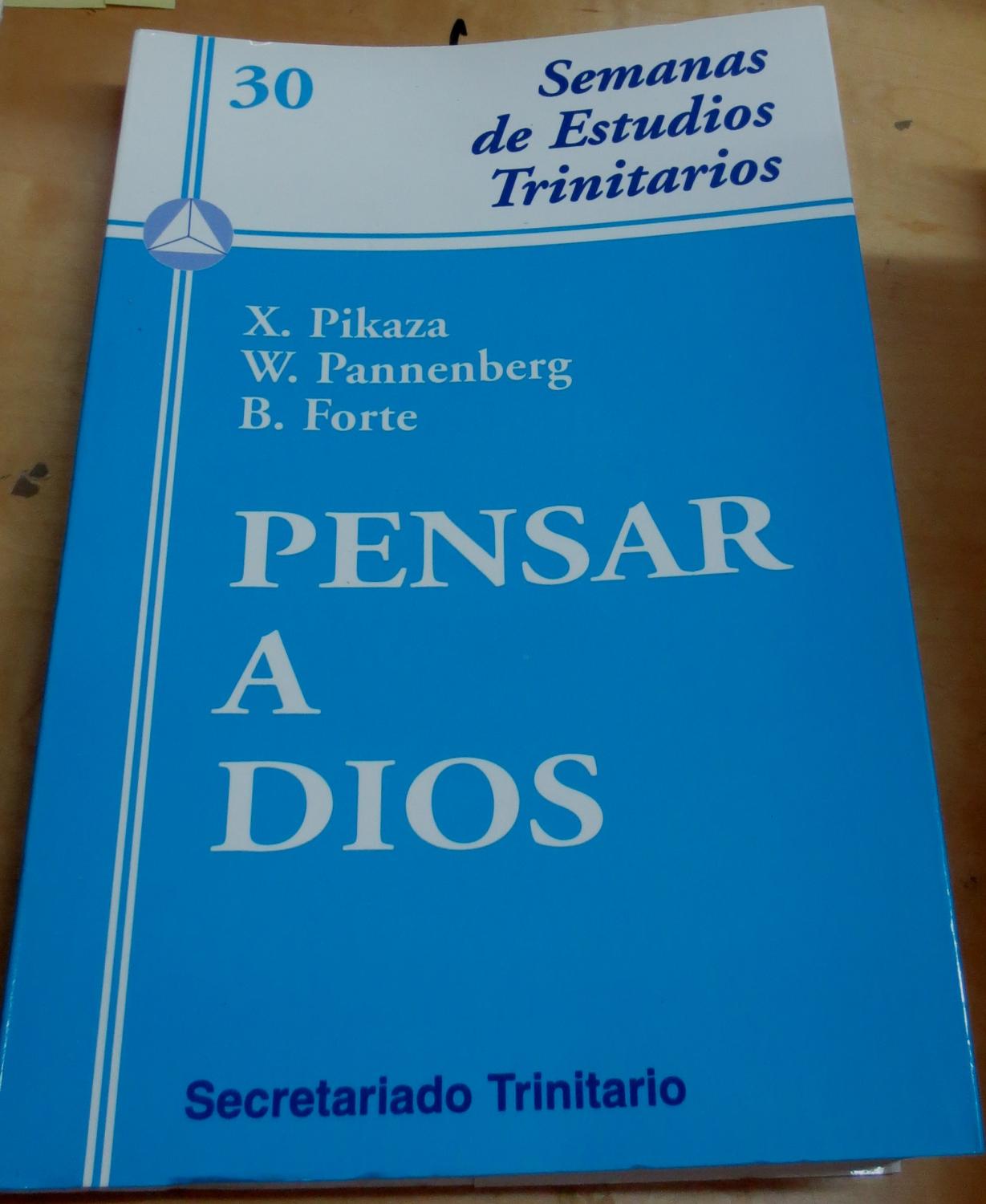 Pensar a Dios (Semanas de Estudios)