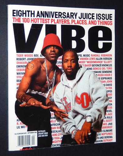 Vibe Magazine, September 2001: OutKast by OutKast; Andre 3000; Big Boi ...