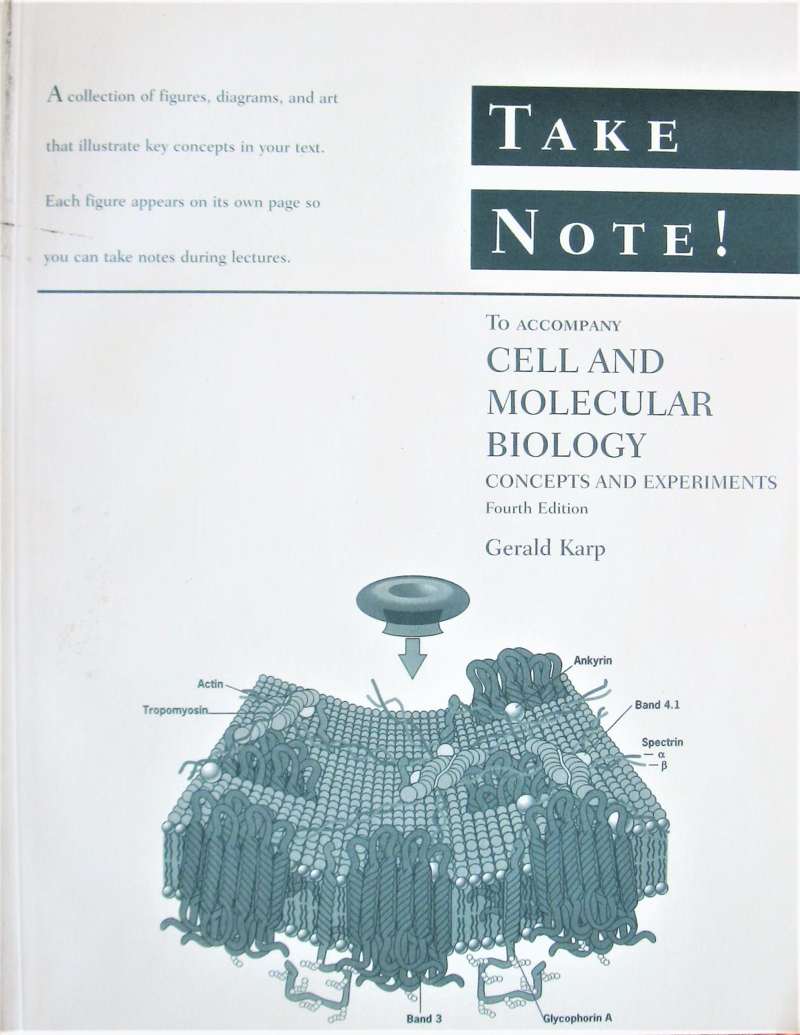 Take Note! to Cell and Molecular Biology, Concepts and