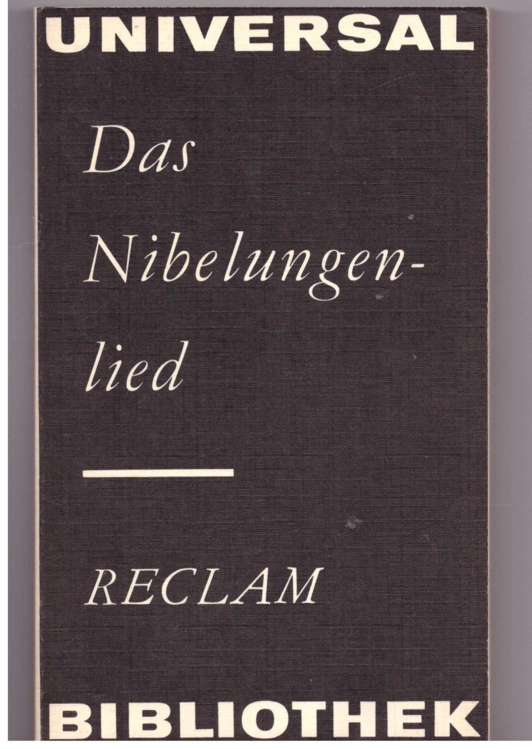 Das Nibelungenlied