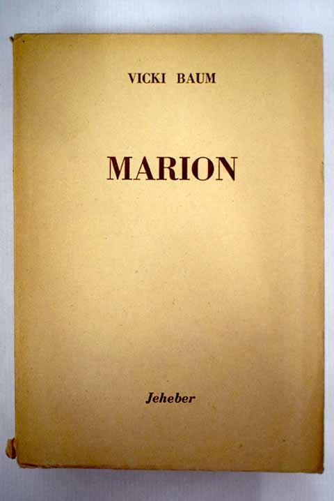 Marion - Baum, Vicki