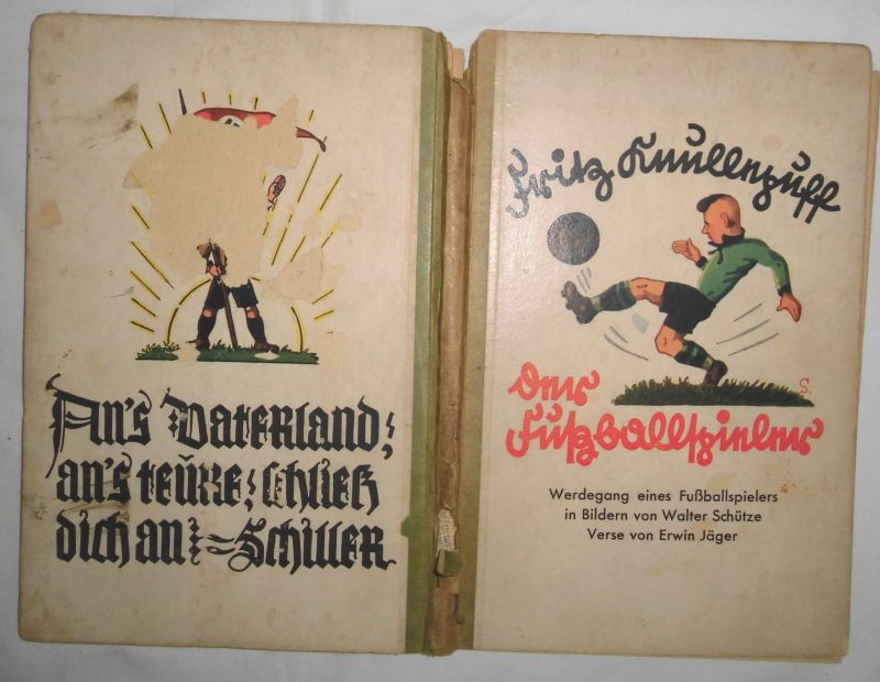 Poster Ball In Den Händen Eines Deutschen Fußballfans Nach Maß