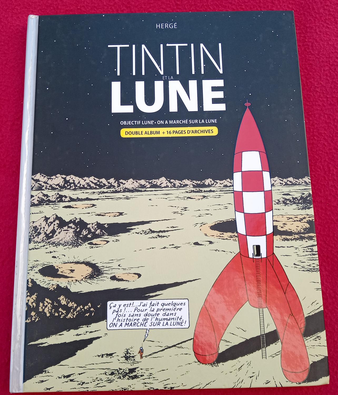 BD - Objectif Lune et On a marché sur la Lune : quand Tintin