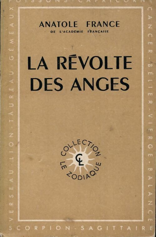 La révolte des anges - Anatole France - Anatole France