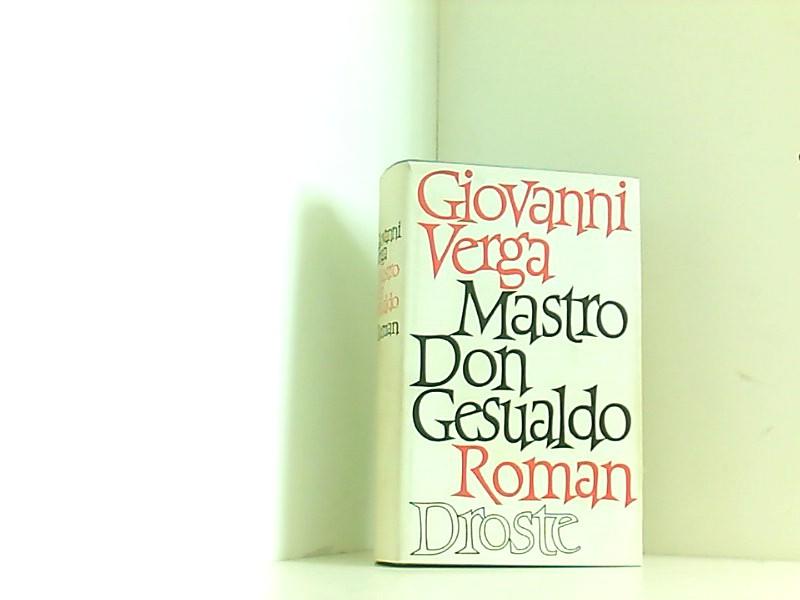 Mastro-Don Gesualdo - Verga, Giovanni und Marlis Ingenmey