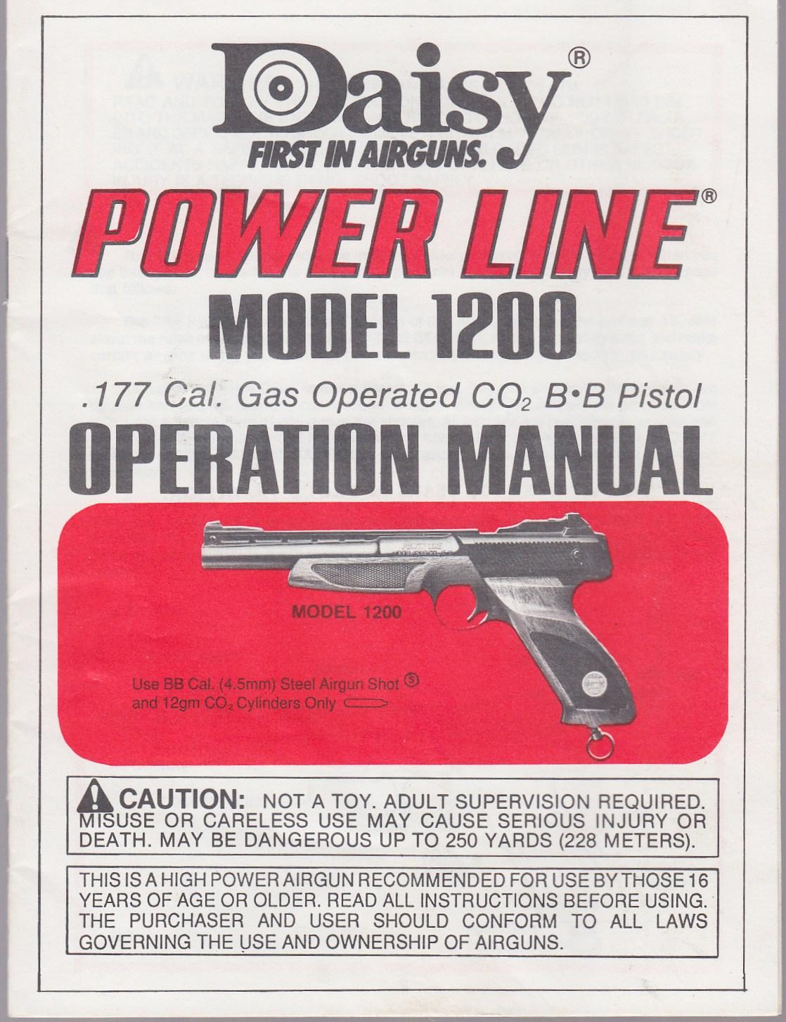 daisy powerline 790 manual