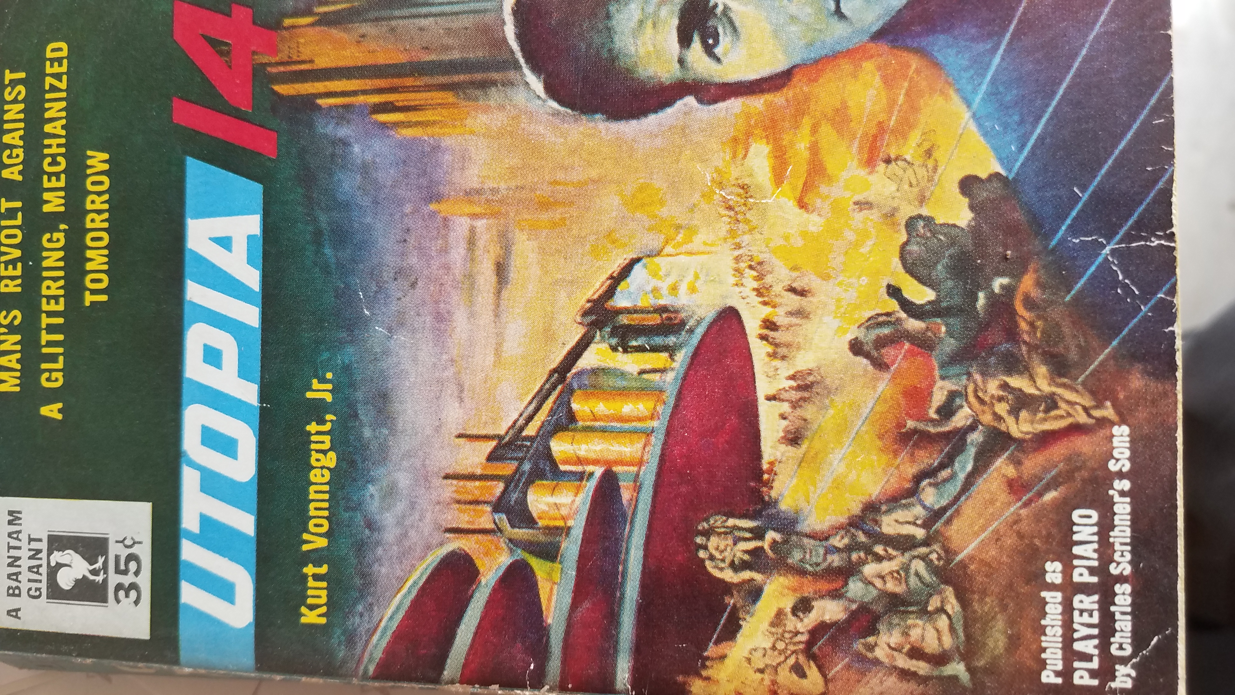 Utopia 14 published as Player Piano de Kurt Vonnegut: Fair Soft cover (1954) 1st | Fantastic Book Discoveries