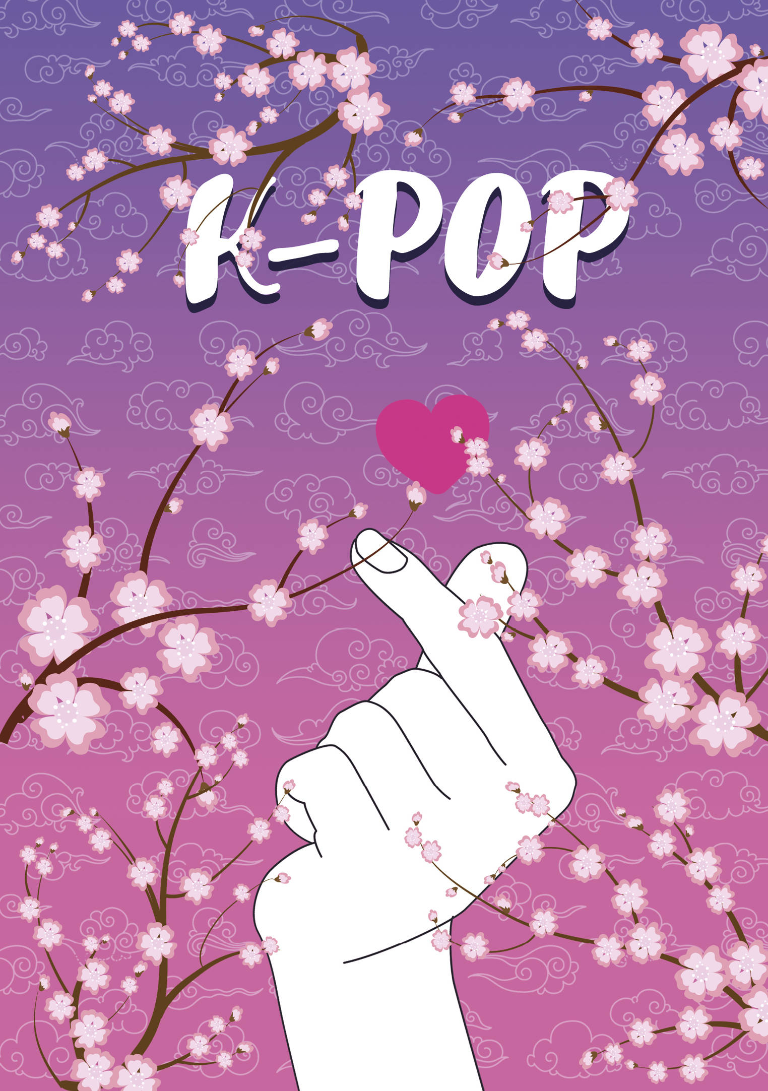 K-POP. Tetrad (B5, 40 l., UF-lak, sakura) - Author