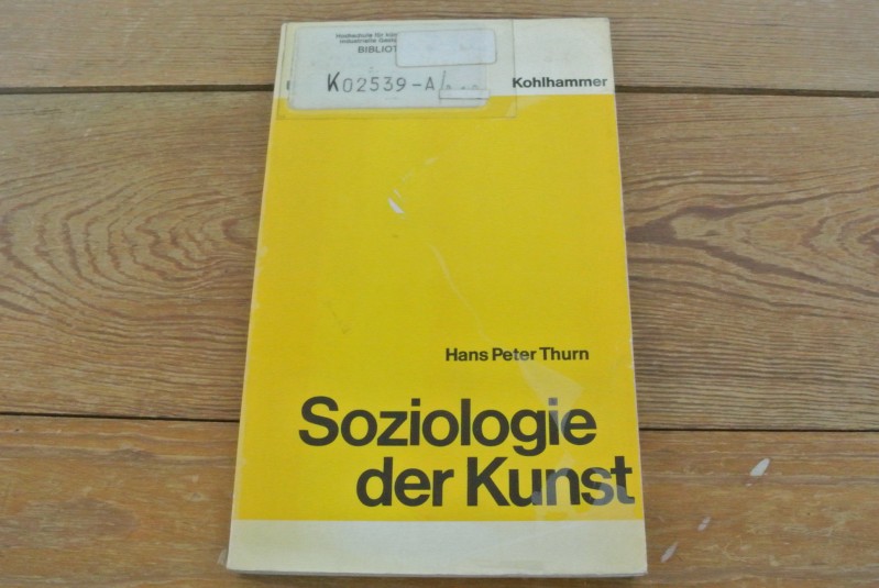 Soziologie der Kunst - Thurn, Hans Peter