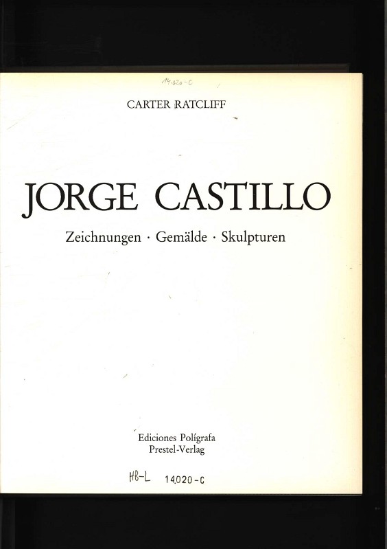 Jorge Castillo Zeichnungen, Gemälde, Skulpturen - Ratcliff, Carter