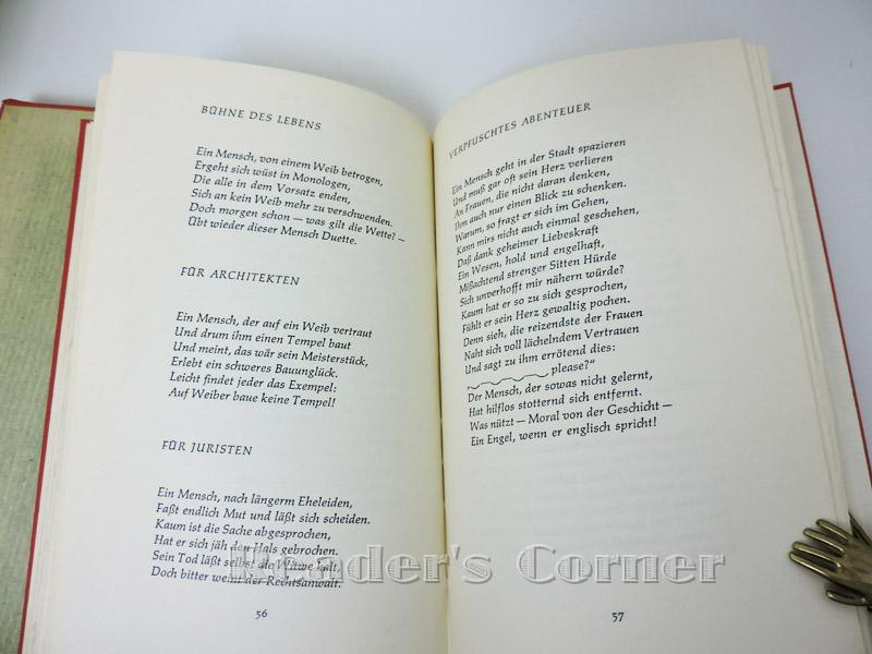 Ein Mensch. Heitere Verse von Eugen Roth. Auf 500 Exemplare limitierte
