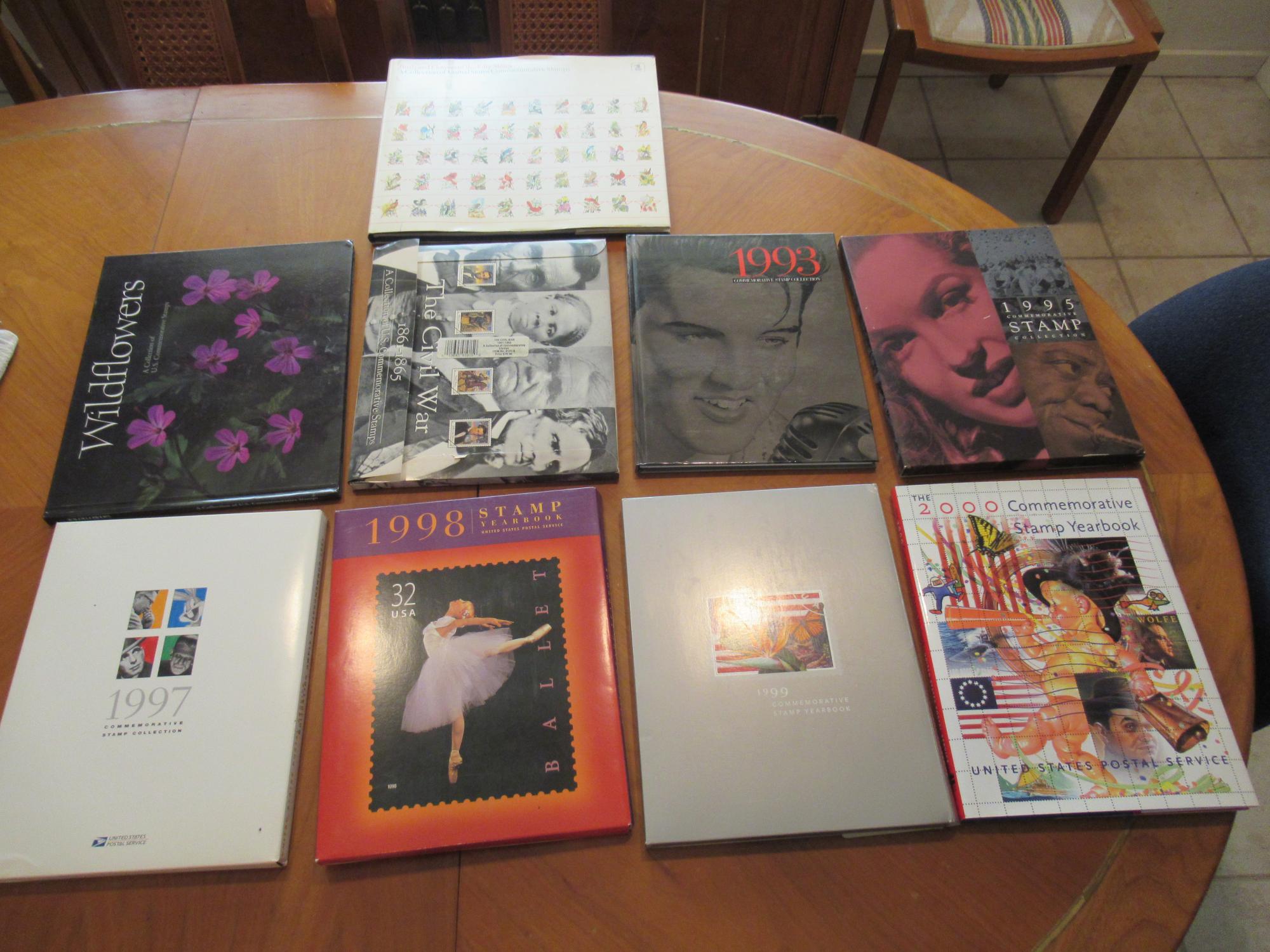 Fifteen Usps Stamp Year Books With All Stamps Birds And Flowers Of The Fifty States (1982