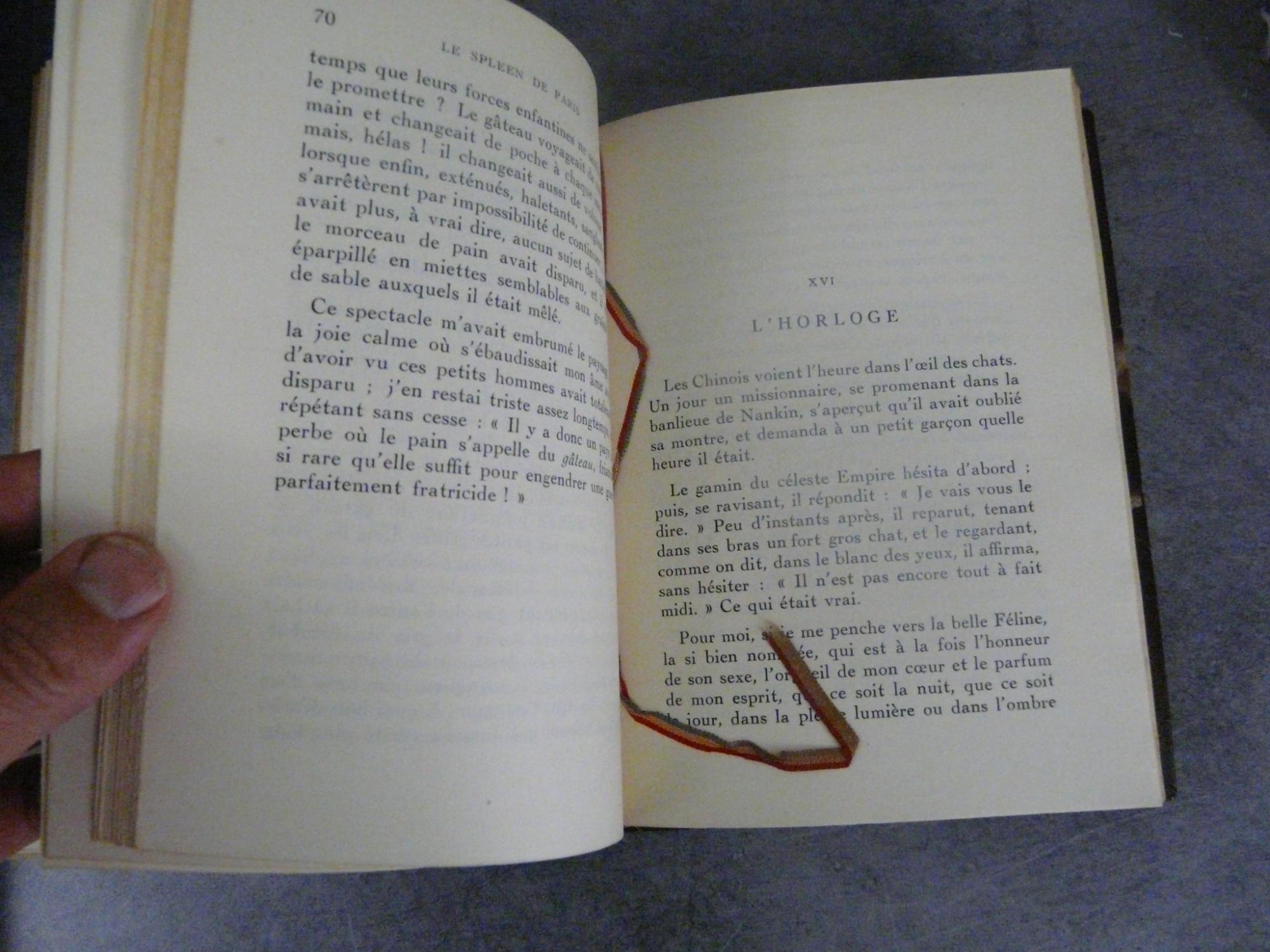 Le Spleen De Paris Parizeau Montreal 1945 Reliure Xxe Dos A Nerfs Multiples By Baudelaire Charles Tres Bon Couverture Rigide 1945 Daniel Bayard Librairie Livre Luxe Book Le Spleen De Paris Parizeau Montreal 1945 Reliure Xxe Dos A Nerfs Multiples By Baudelaire Charles Tres Bon Couverture Rigide 1945 Daniel Bayard Librairie Livre Luxe Book