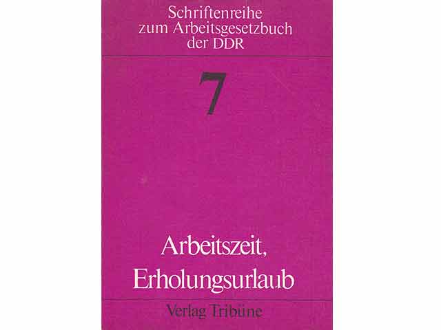 DDR Arbeitsgesetzbuch und andere ausgewählte Rechtsvorschriften Textausgabe 