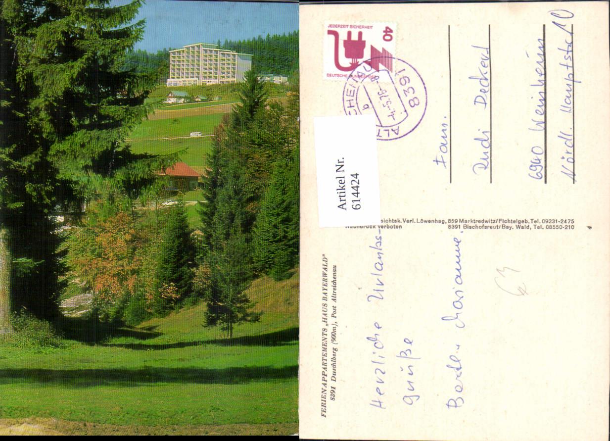 614424 Duschlberg Altreichenau Ferienappartements Haus Bayerwald Manuskript Nbsp Nbsp Papierantiquitat Versandhandel Lehenbauer