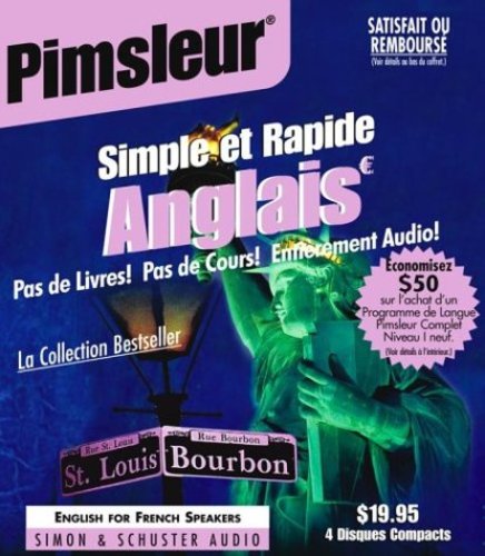 Pimsleur Simple et Rapide Anglais Audio Book [CD] (French Edition) by Paul Pimsleur [Audio CD ] - Paul Pimsleur