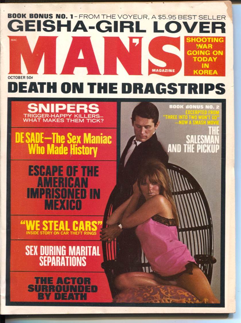 Mans Magazine 10/1969-Richard Petty-cheesecake-exploitation-De Sade-spicy pulp-VG (1969) Magazineandnbsp;/andnbsp;Periodical DTA Collectibles