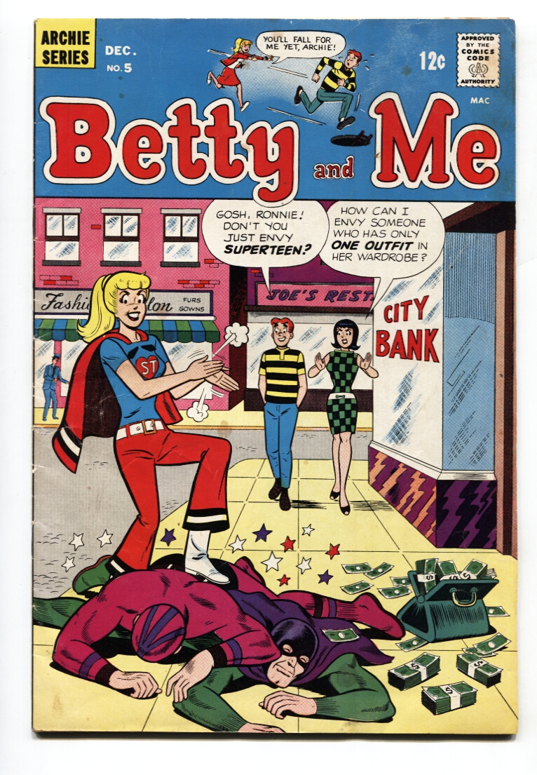 Betty and Me #5 1967- Superteen issue Archie VG: (1966) Comic | DTA  Collectibles