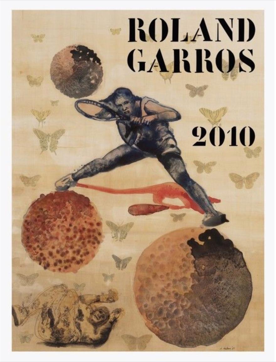 Roland Garros official 2010 poster by Malini Nalini Malini Nalini [Neuf]