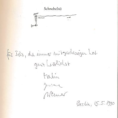 [Dieter] Schnebel 60. Herausgegeben im Auftrag der Hochschule der Künste Berlin. - Grünzweig, Werner, Gesine Schröder und Martin Supper (Hrsg.)
