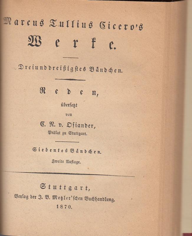 Cicero Rede Gegen Verres übersetzung Zweite Rede gegen Verres. 1. - 4. Abtheilung. Einleitung. Von der
