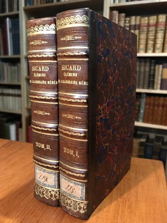 Elemens de grammaire generale, appliques a la langue francaise [.]. von