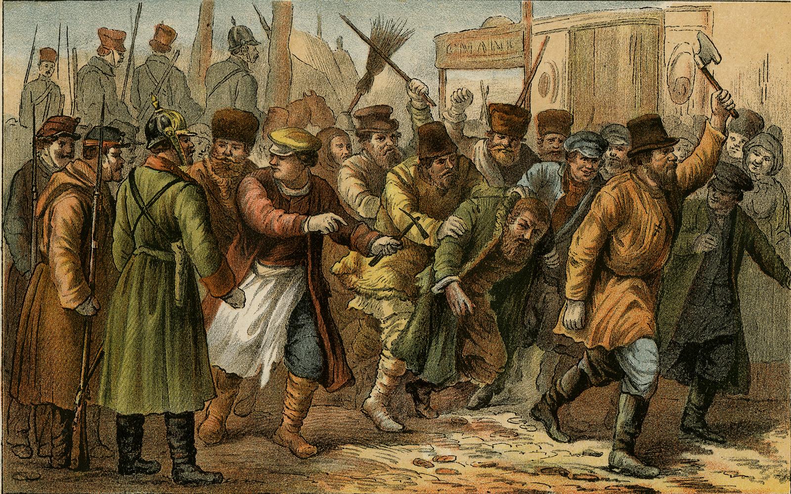 Antique PrintHISTORYJEWANTISEMITISMPOGROMRUSSIAAnonymousca. 1860