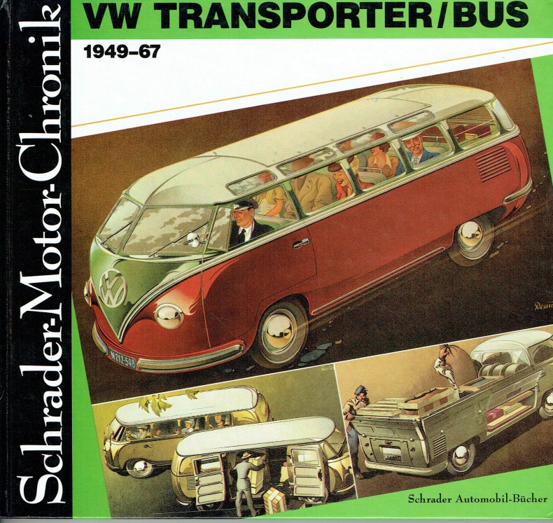 VW Transporter T3 Schrader Typen Motor Modelle Chronik Buch Book Werbung NEU