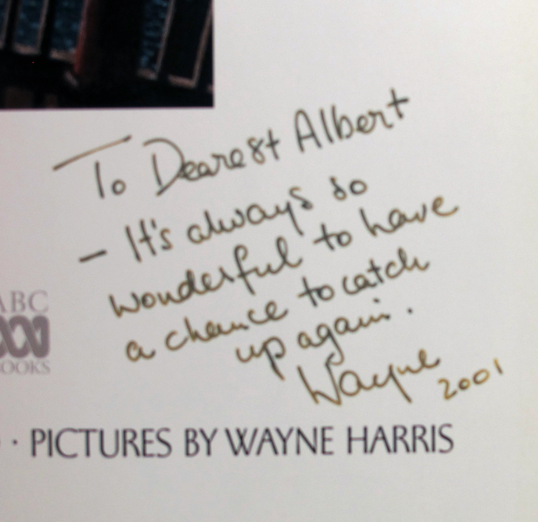 THE HOUSE OF NARCISSUS by Wild, Margaret; Harris, Wayne (2001) Signed