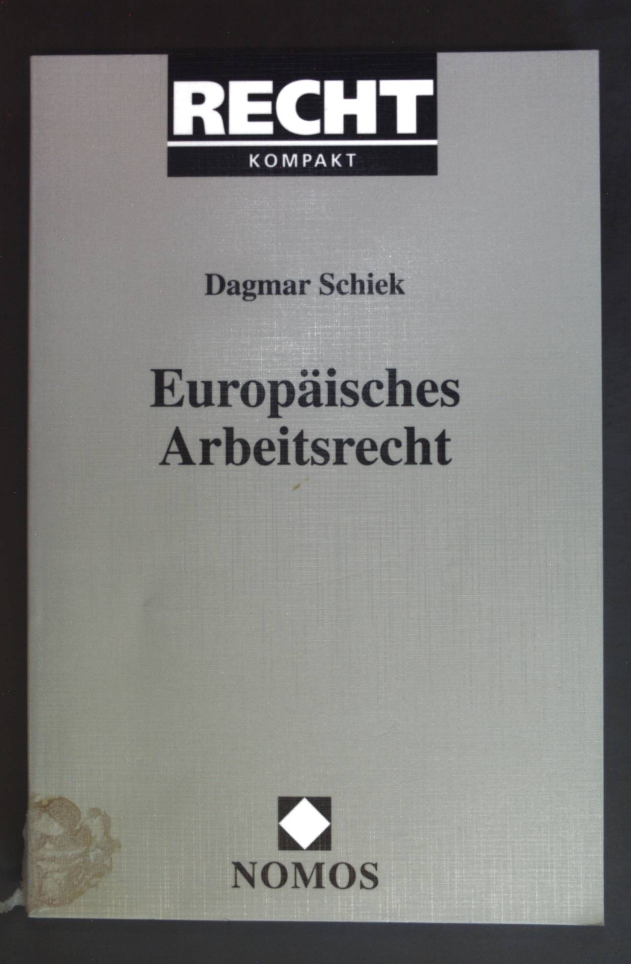 Europäisches Arbeitsrecht. Recht kompakt - Schiek, Dagmar