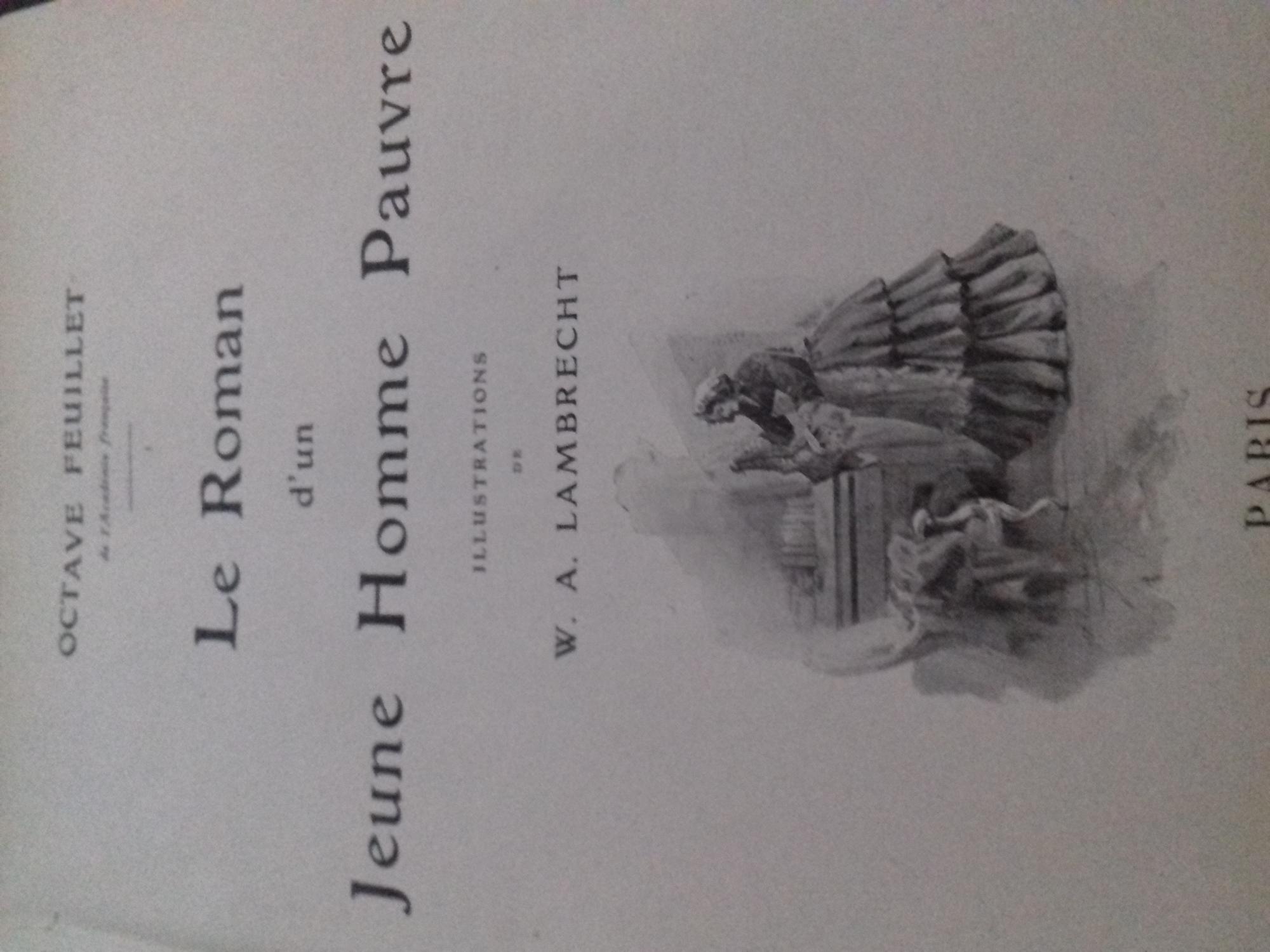 le roman d'un jeune homme pauvre et autres récits by octave feuillet