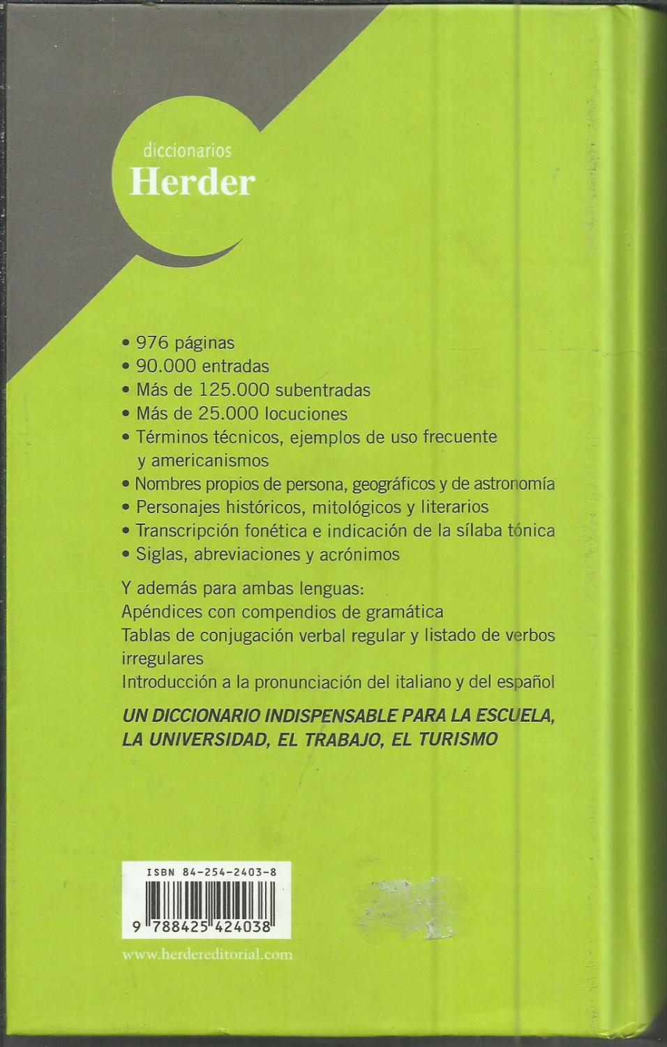 Diccionario compacto italiano-Spagnolo/ Cesáreo Calvo Rigual; Ana Giordano: Muy bien Encuadernación de tapa dura (2006) | LIBRO DE