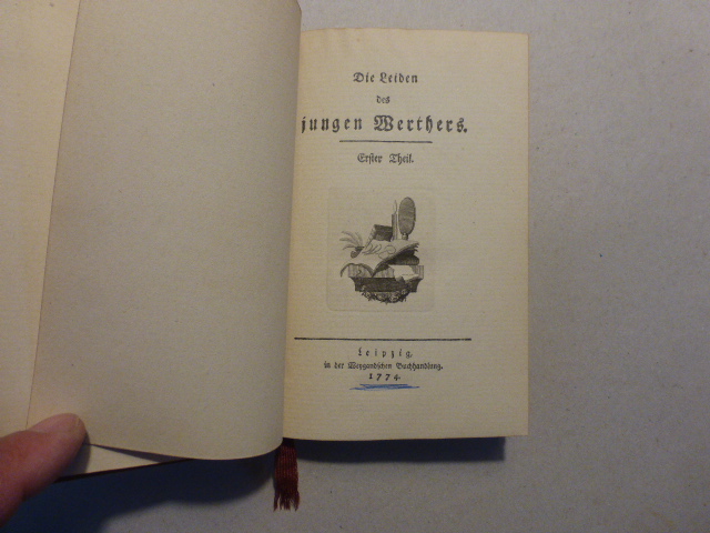 Die Leiden des jungen Werthers. LEDER. Nr. 6 von 500 Exemplaren der