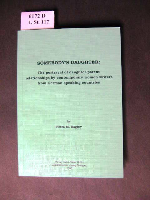Somebody's daughter. The portrayal of daughter-parent relationships by
