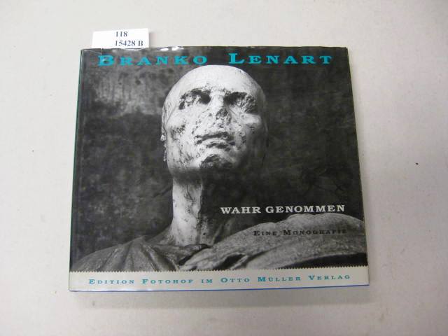 Branko Lenart. Wahr Genommen. Fotoarbeiten 1965-1990. Eine Monografie. Mit einem Vorwort von Peter Weiermair und Textbeiträgen von Attilio Colombo, Werner Fenz, Joan Fontcuberta, Kurt Kaindl, u.a. - Lenart, Branko.