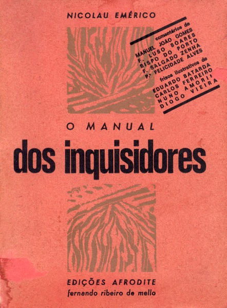 O MANUAL DOS INQUISIDORES. - EMÉRICO. (Nicolau)