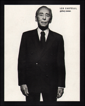 GAP Advertisement with Portraits by Albert Watson Leo Castelli, Louise Bourgeois, Monica Lynch, P. M. Dawns, Mary Ellen Mark, Lem Dobbs, Sharon Stone