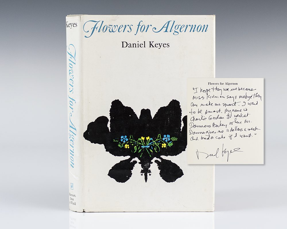 Flowers for Algernon. by Keyes, Daniel: (1966) Signed by