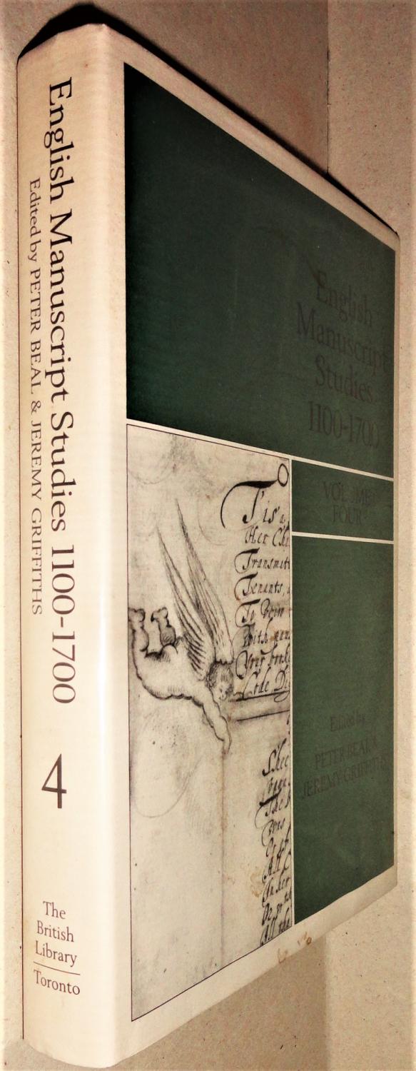 English Manuscript Studies 1100-1700 : Volume 4 - Beal, Peter & Jeremy Griffiths (Eds. )