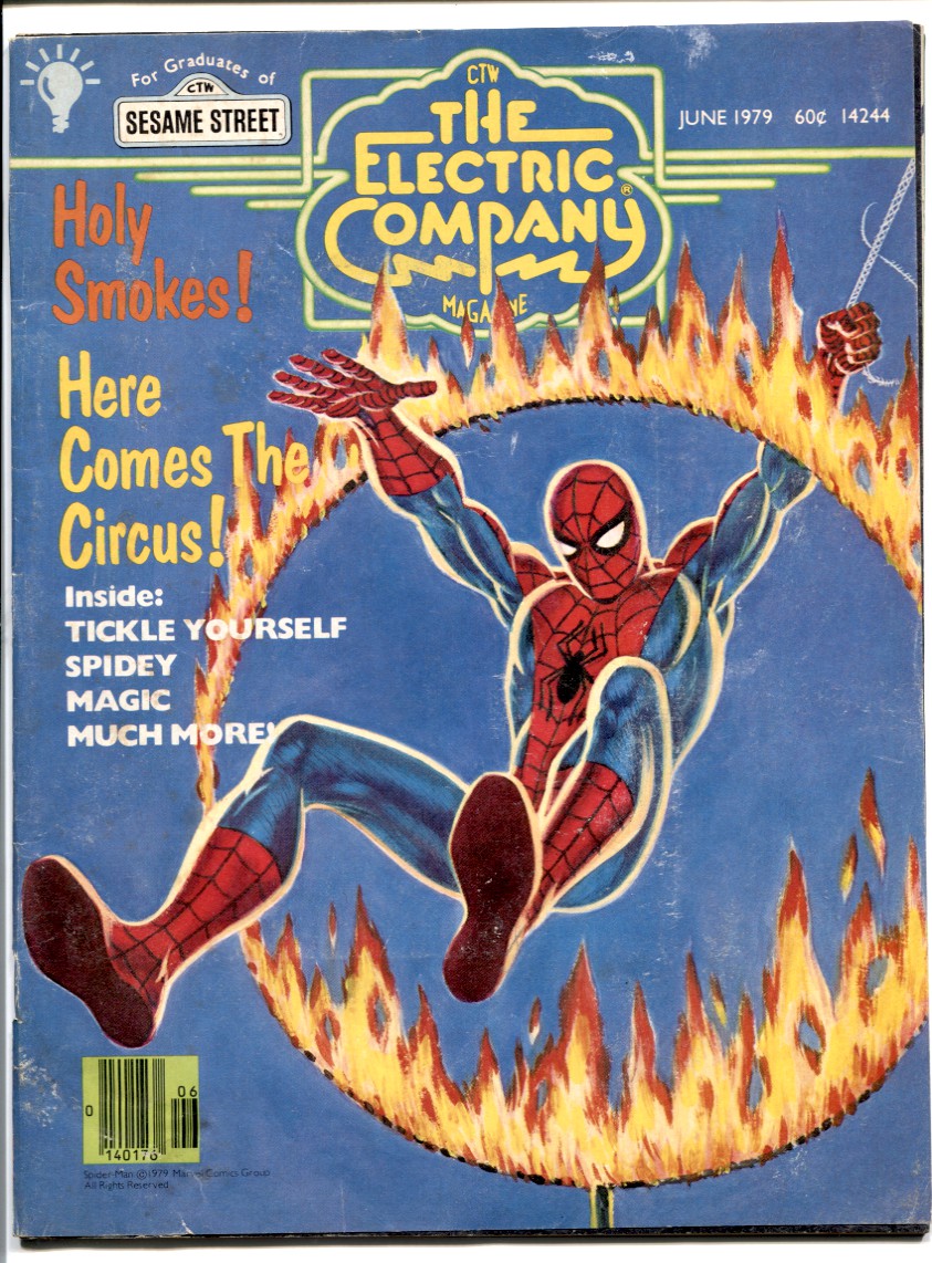The Electric Company Magazine June 1979 SPIDERMAN (1979) Comic DTA Collectibles