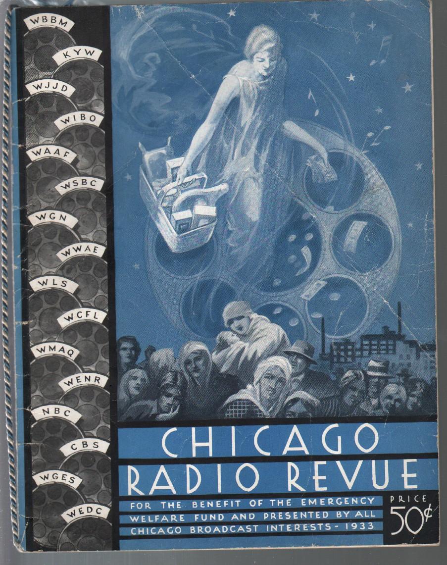 Chicago Radio revue 1933cover all Chicago radio stationsAmos & Andy