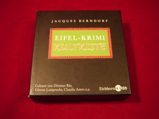 Eifel-Krimi Kultkiste. 14 CDs, ca. 1041 Min. Vier szenische Lesungen mit Musik und ein Hörspiel. - Berndorf, Jacques