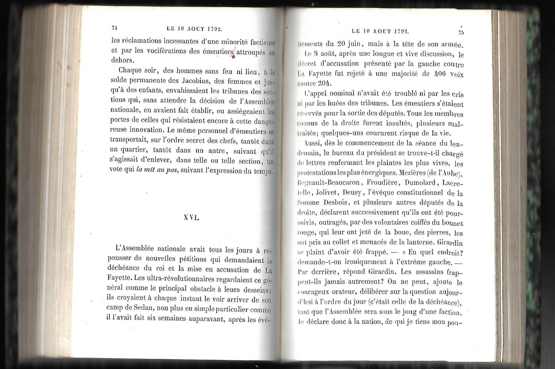 Le peuple aux Tuileries 20 juin 1792 suivi de La chute de la royauté 10