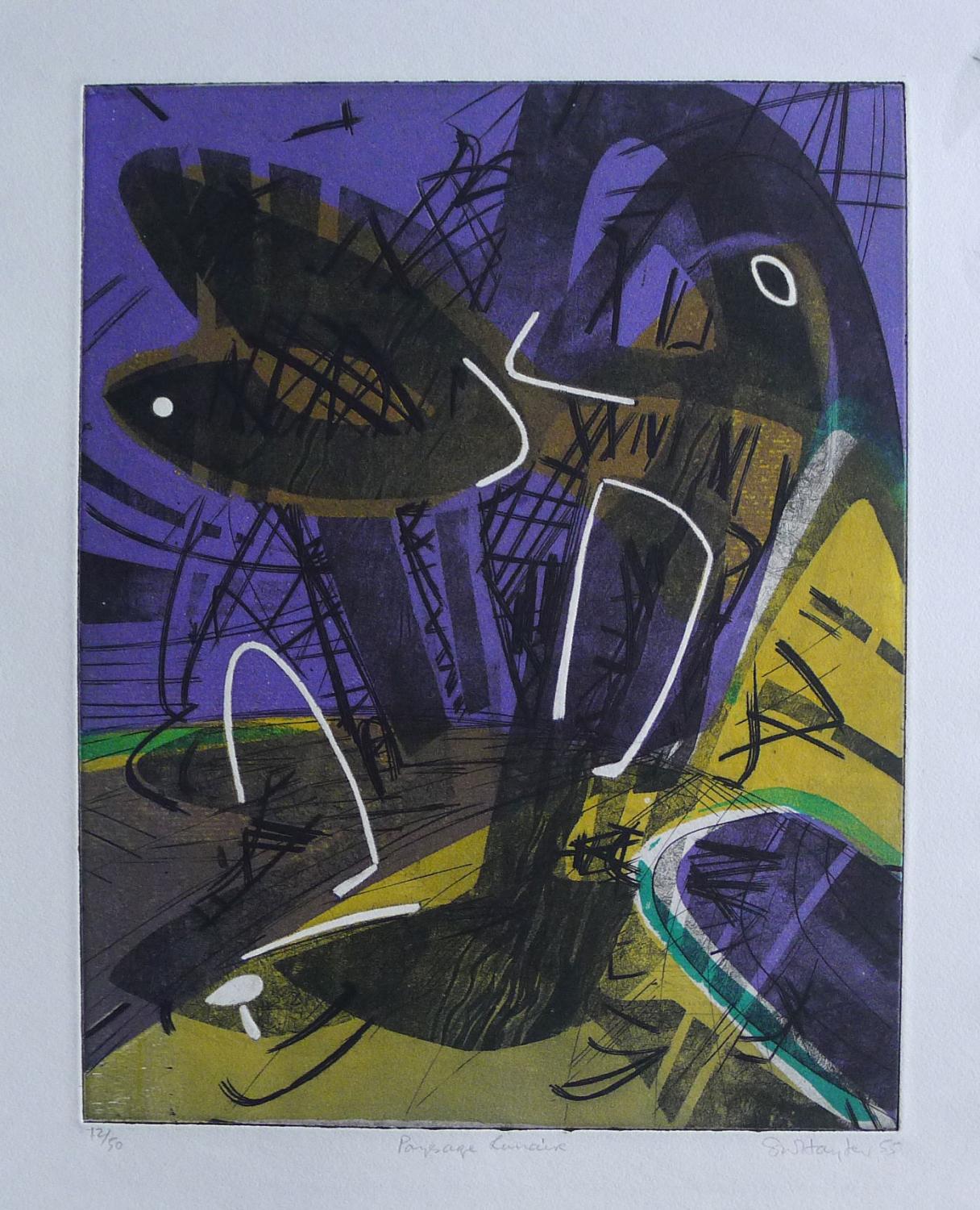Stanley William Hayter, Paysage Lunaire, 1956 | Prints | The