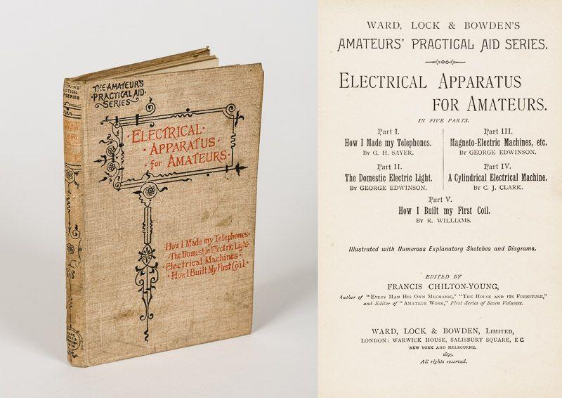 Electrical Apparatus for Amateurs. In Five Parts. Part I - How i made my Telephones and got them to work in my House by G.H.Sayer / Part II - The Dom